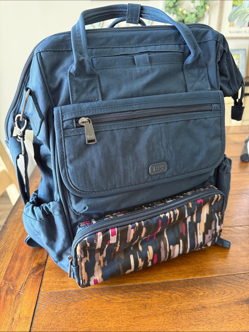 LUG Via Riverwalk Navy
Convertible Backpack/Tote/Multi
Purpose Bag